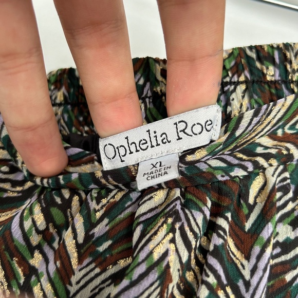 Ophelia Roe Printed Maxi Skirt - Size XL - Picture 3 of 7